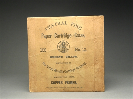 UMC Central Fire, Paper Cartridge Cases box, 100 count No. 12.