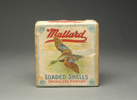 Clinton Cartridge Co., Mallard Smokeless Powder, 20ga. 25 count box.