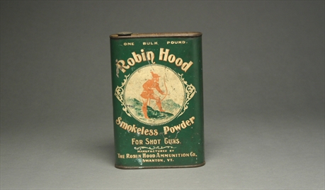 Robin Hood Smokeless Powder tin.
