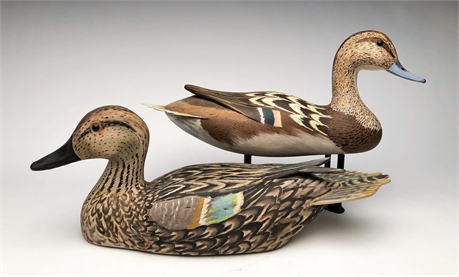Two decoys from New Orleans, Louisiana.