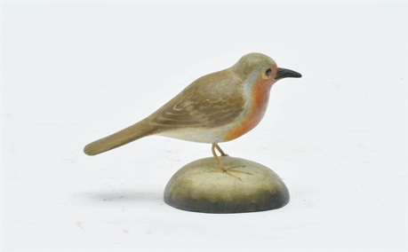 Miniature english robin, Frank Finney, Cape Charles, Virginia.